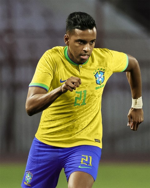 Dresy Brazílie Mistrovství Světa ve Fotbale 2022 Richarlison 9 Domácí